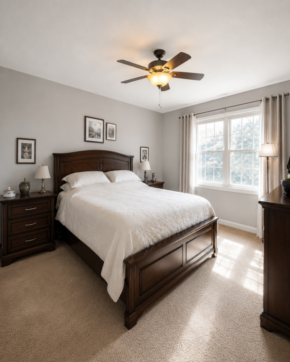 Refreshed Master Bedroom — after