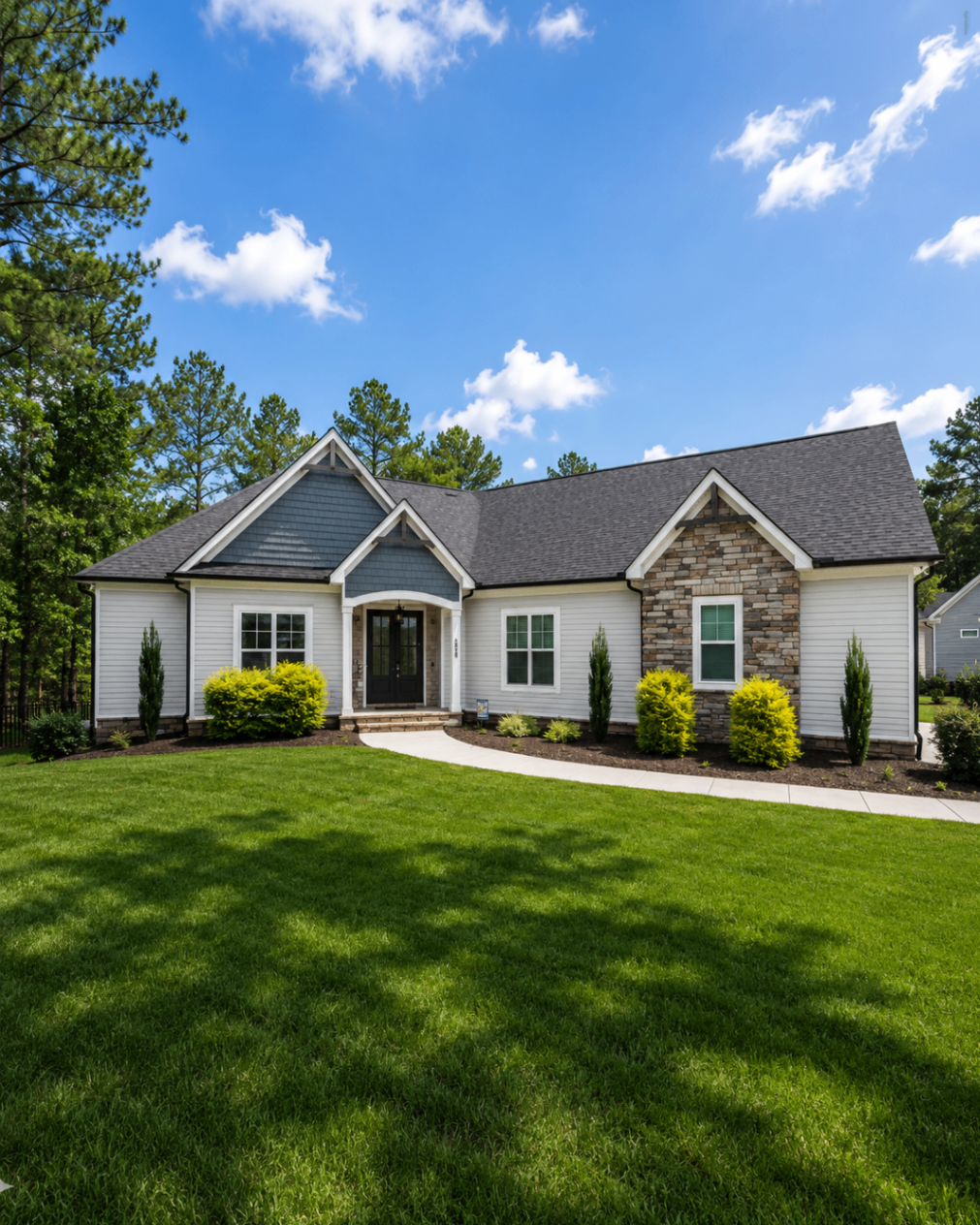 Craftsman Ranch in Sage Green — before