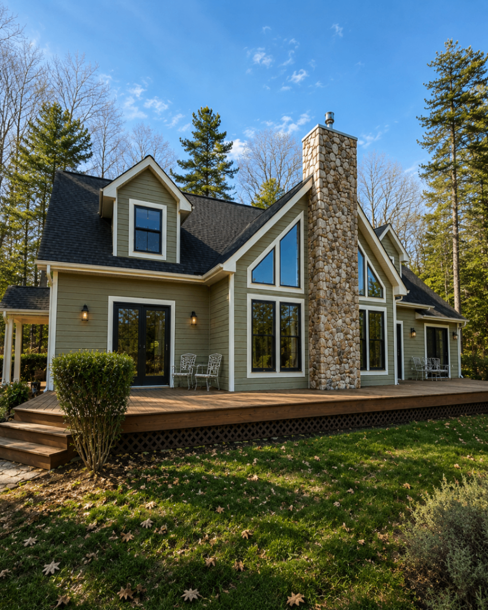 Wooded Cabin in Forest Sage — after