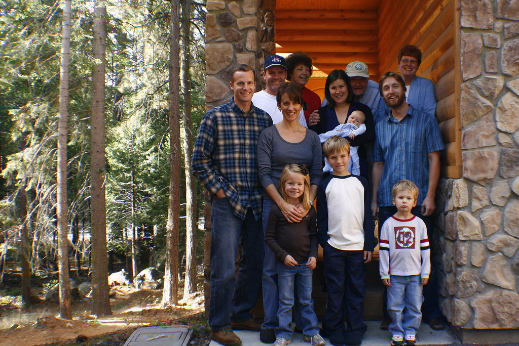The A & A Painting owners with their families